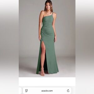 Azazie Dress Eucalyptus - Eren